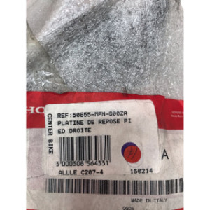 Platine repose pieds avant droite pour HONDA CB 1000 50655-MFNA-0000