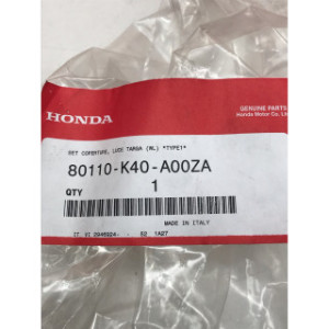 Support de plaque d'immatriculation pour HONDA FORZA 125 80110-K40-A00ZA