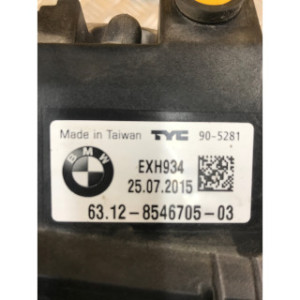 Phare avant pour BMW F 800 R 2015 63.12-854675-03