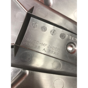 Support de plaque d'immatriculation pour HONDA CBR 600 RR 80100-MJF-D00