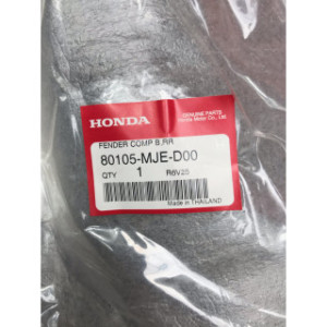Garde boue arrière lèche roue pour HONDA CBR 650 80105-MJE-D00