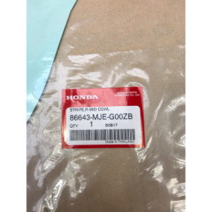 Stickers pour HONDA CB 650 86643-MJE-G00ZB