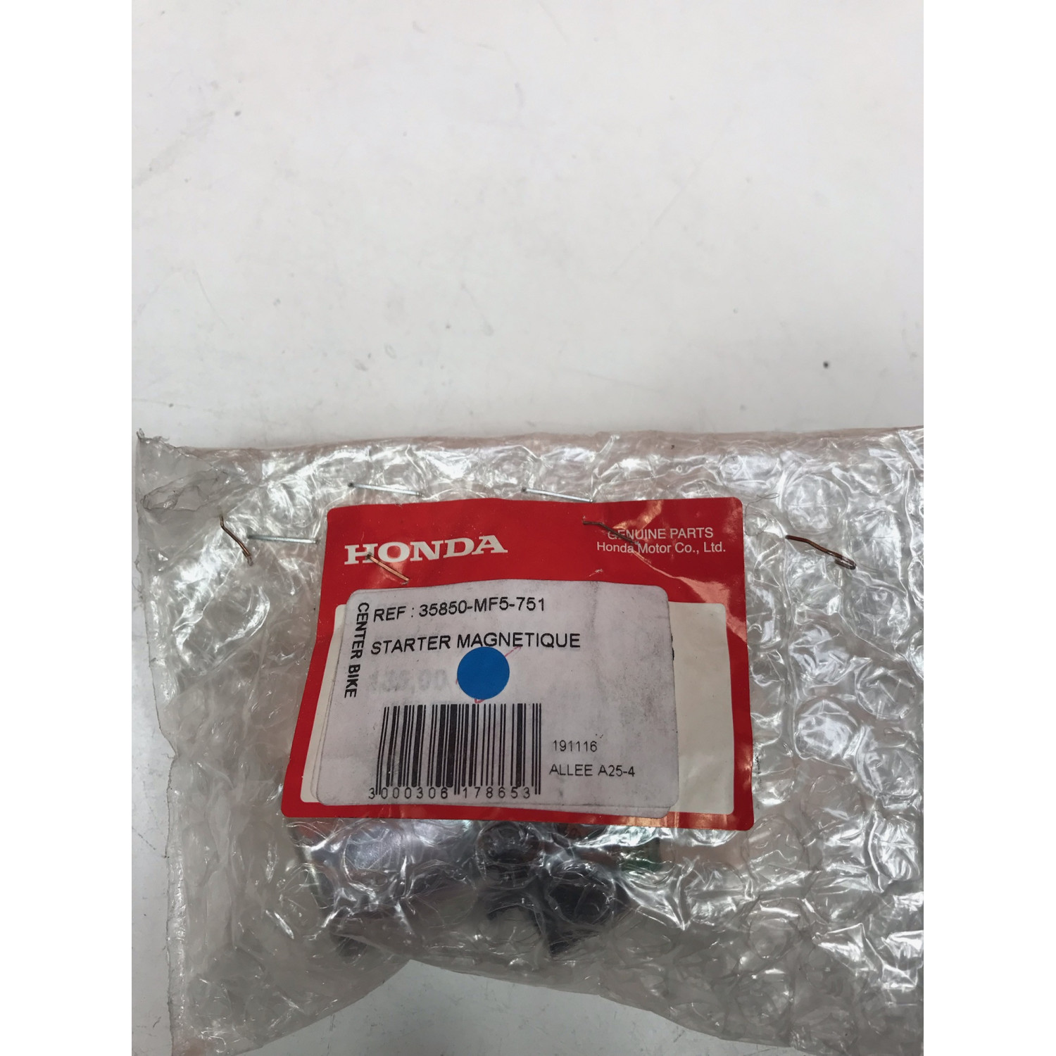 Relais de démarreur pour HONDA VF 750 F R 35850-MF5-751