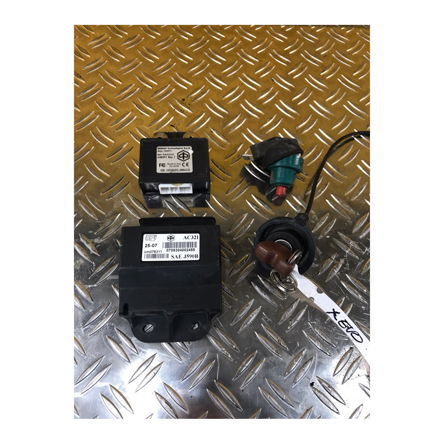 Kit clé Neiman CDI pour PIAGGIO X EVO 125 2007
