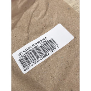 écope ouïe de radiateur droite pour HONDA CB 650 64310-MJE-D40ZJ