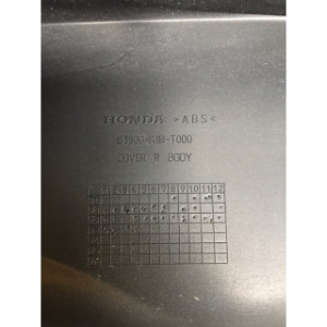 Cache latéral gauche pour HONDA FORZA 350 2023 83500-k1b-t000