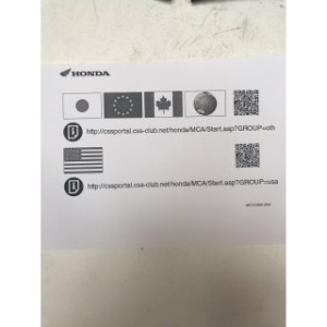 Deflecteurs de pieds pour HONDA CB 500X 08R70-MKH-D00